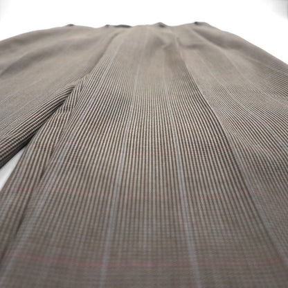 Ralph Lauren 90s 2-pleat wide-leg slacks, size L, check pleats