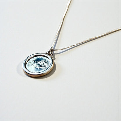 Vintage Silver 999 Coin Necklace Canada 1867-1967 10 Cents コイン ネックレス シルバー SILVER 999 エリザベス2世 1867-1967