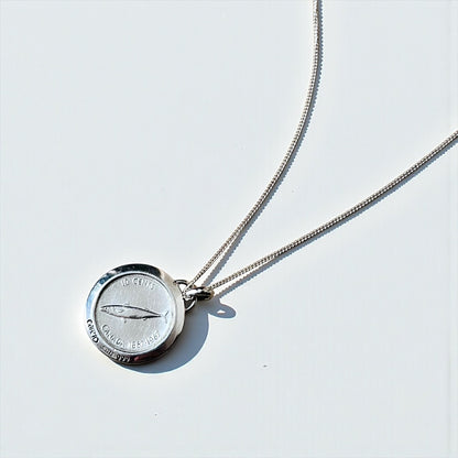 Vintage Silver 999 Coin Necklace Canada 1867-1967 10 Cents コイン ネックレス シルバー SILVER 999 エリザベス2世 1867-1967
