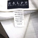 Ralph Lauren 90s 2-pleat wide-leg slacks, size L, check pleats