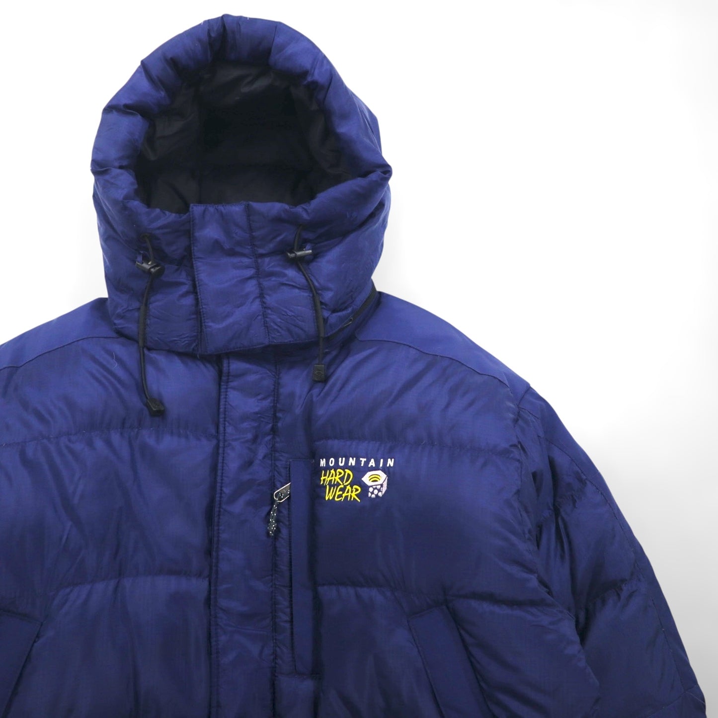 MOUNTAIN HARDWEAR サブゼロフーデッド ダウンジャケット L ネイビー SUB ZERO SL PARKA Conduit フード着脱 OM0587