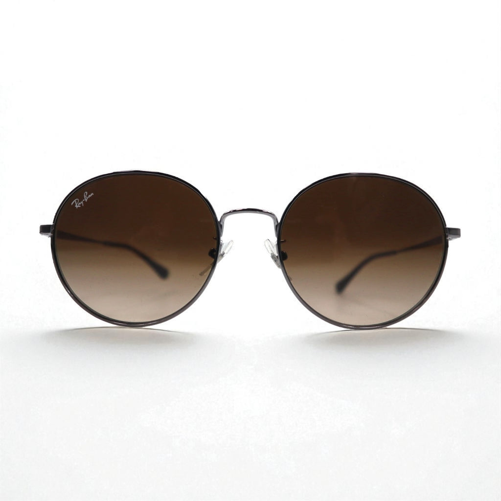 Ray-Ban Boston Sunglasses, Silver Metal Frame, Round Gradient, RB3612D 004/13 56-19 125 3N