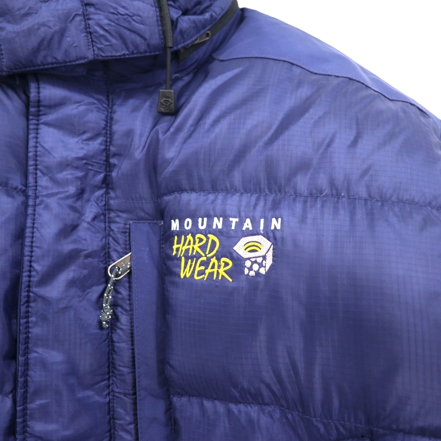 MOUNTAIN HARDWEAR サブゼロフーデッド ダウンジャケット L ネイビー SUB ZERO SL PARKA Conduit フード着脱 OM0587