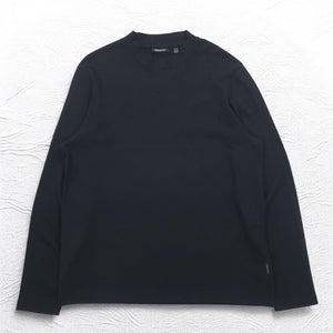 DKNY ボトルネック ロングスリーブTシャツ ロンT L ブラック コットン