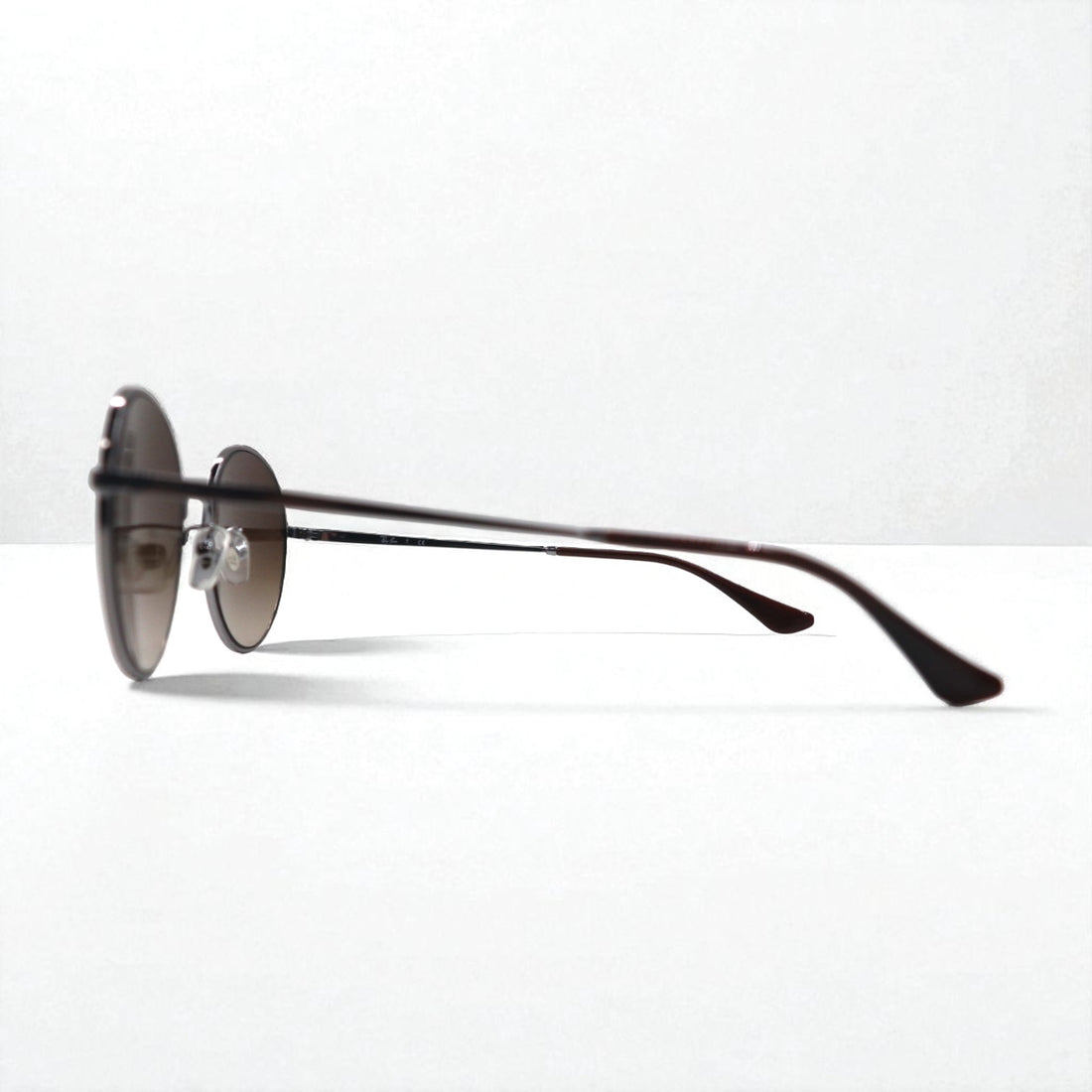 Ray-Ban Boston Sunglasses, Silver Metal Frame, Round Gradient, RB3612D 004/13 56-19 125 3N