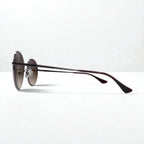 Ray-Ban Boston Sunglasses, Silver Metal Frame, Round Gradient, RB3612D 004/13 56-19 125 3N