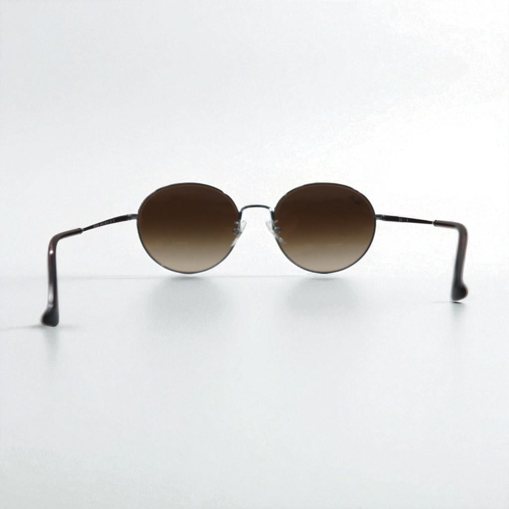 Ray-Ban Boston Sunglasses, Silver Metal Frame, Round Gradient, RB3612D 004/13 56-19 125 3N