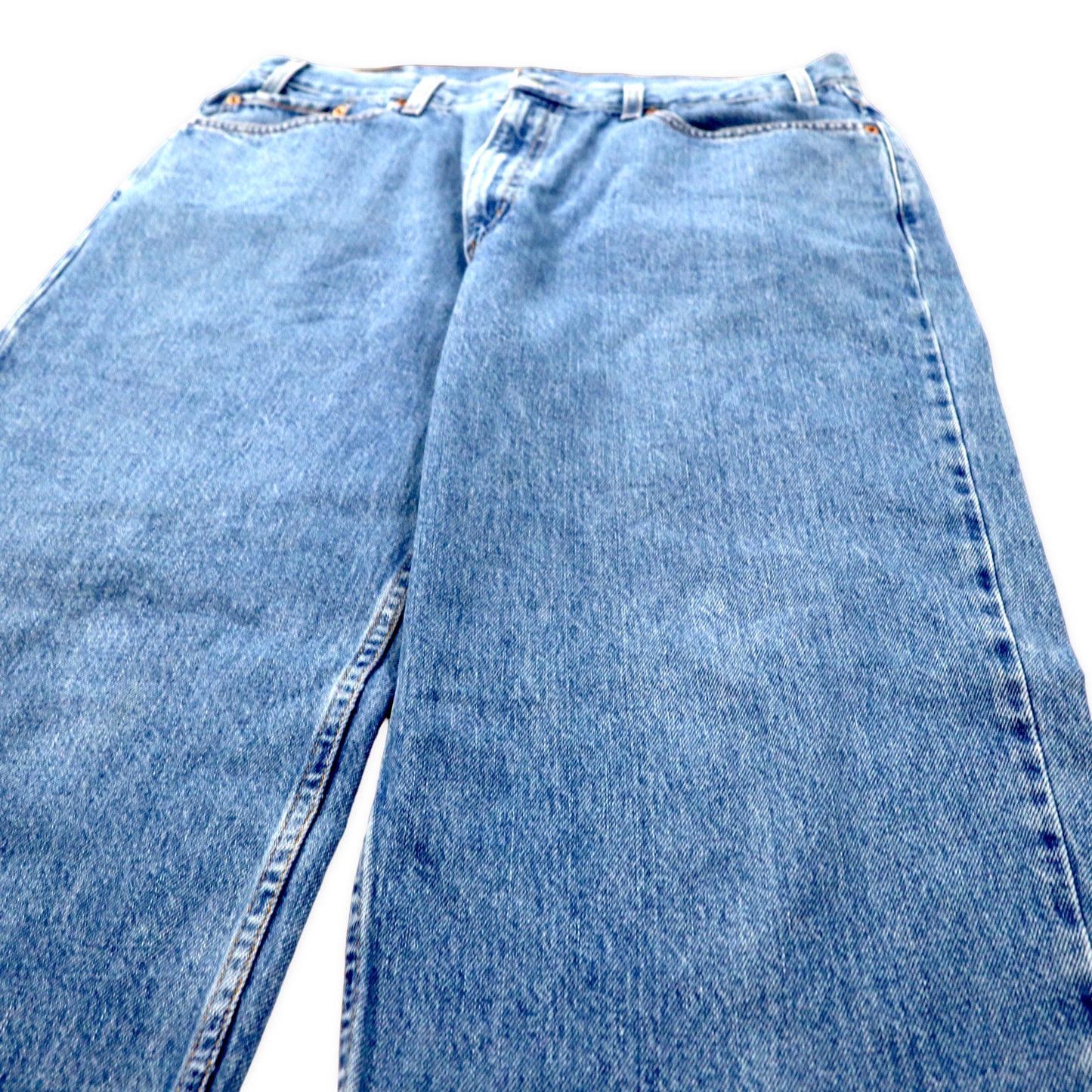 Levi's 550 ワイド バギー テーパード デニムパンツ 40 ブルー アイスウォッシュ 550-4891 リラックスフィット ビッグサイズ