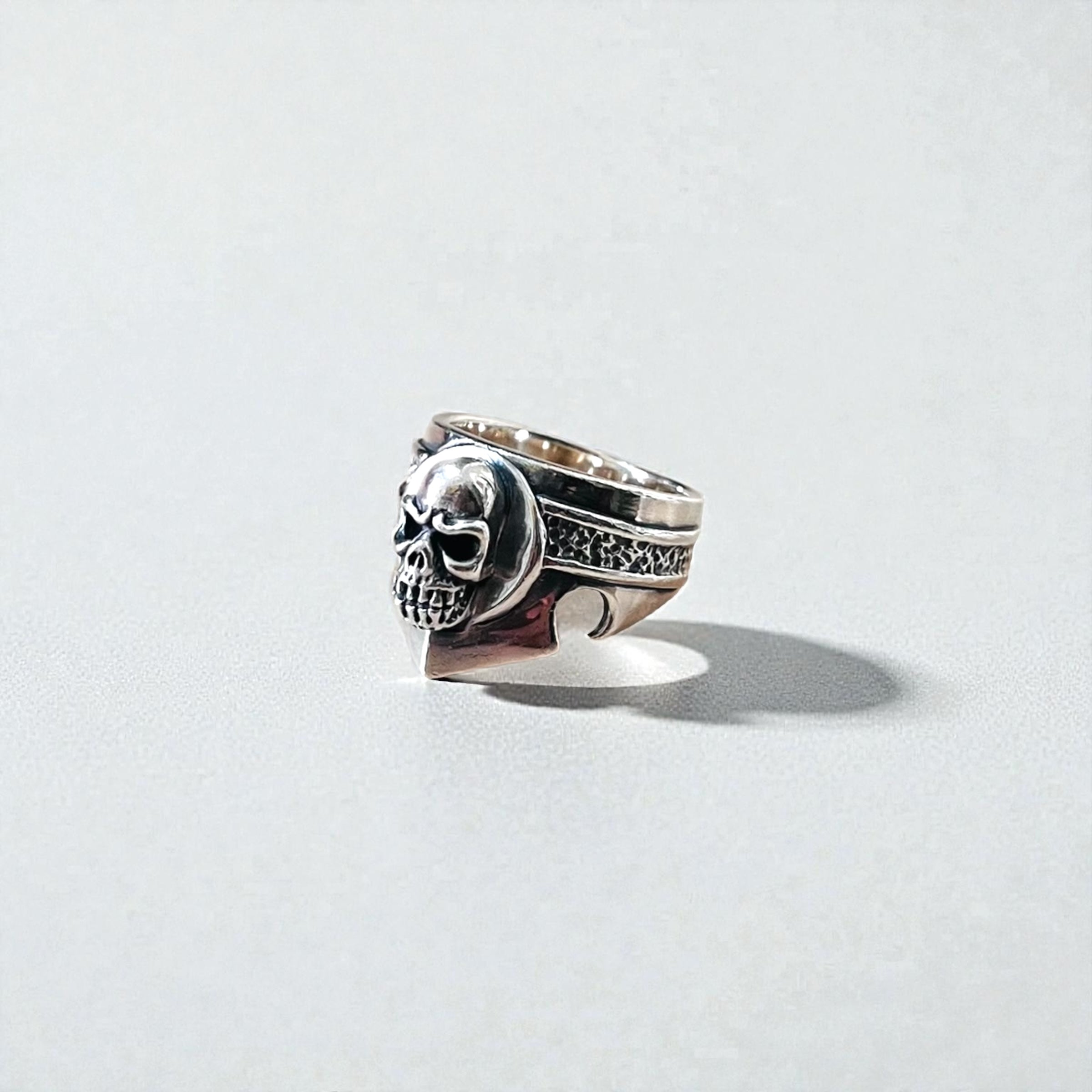Vintage Silver Skull Ring スカル リング 指輪 18号 シルバー SILVER 925 パンク ロック