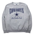 日本然リトテ-古着オンライン-LEE SPORT 90年代 USA製 NFL プリント スウェット XL グレー コットン DALLAS COWBOYS-LEE SPORT 90's USA Made NFL Print Sweatshirt XL Gray Cotton DALLAS COWBOYS