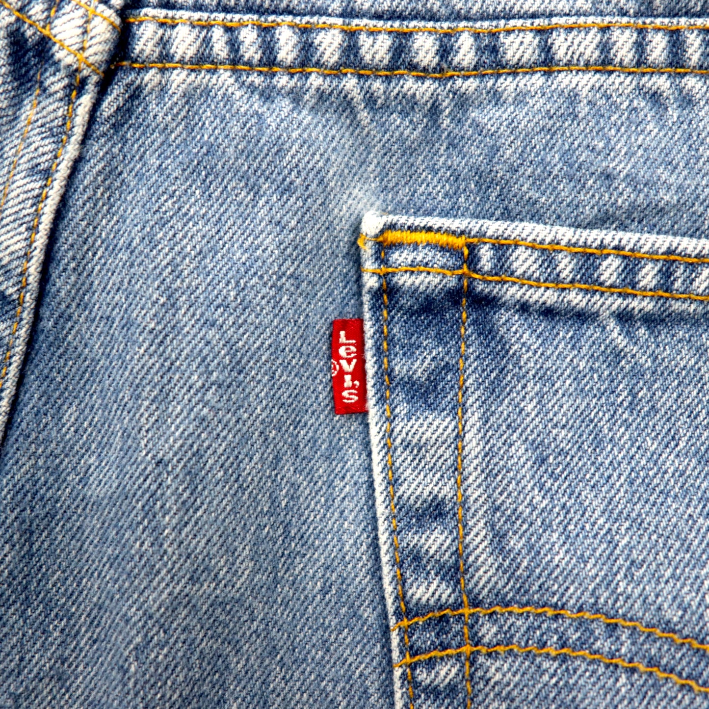 Levi's 550 ワイド バギー テーパード デニムパンツ 40 ブルー アイスウォッシュ 550-4891 リラックスフィット ビッグサイズ