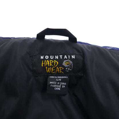 MOUNTAIN HARDWEAR サブゼロフーデッド ダウンジャケット L ネイビー SUB ZERO SL PARKA Conduit フード着脱 OM0587