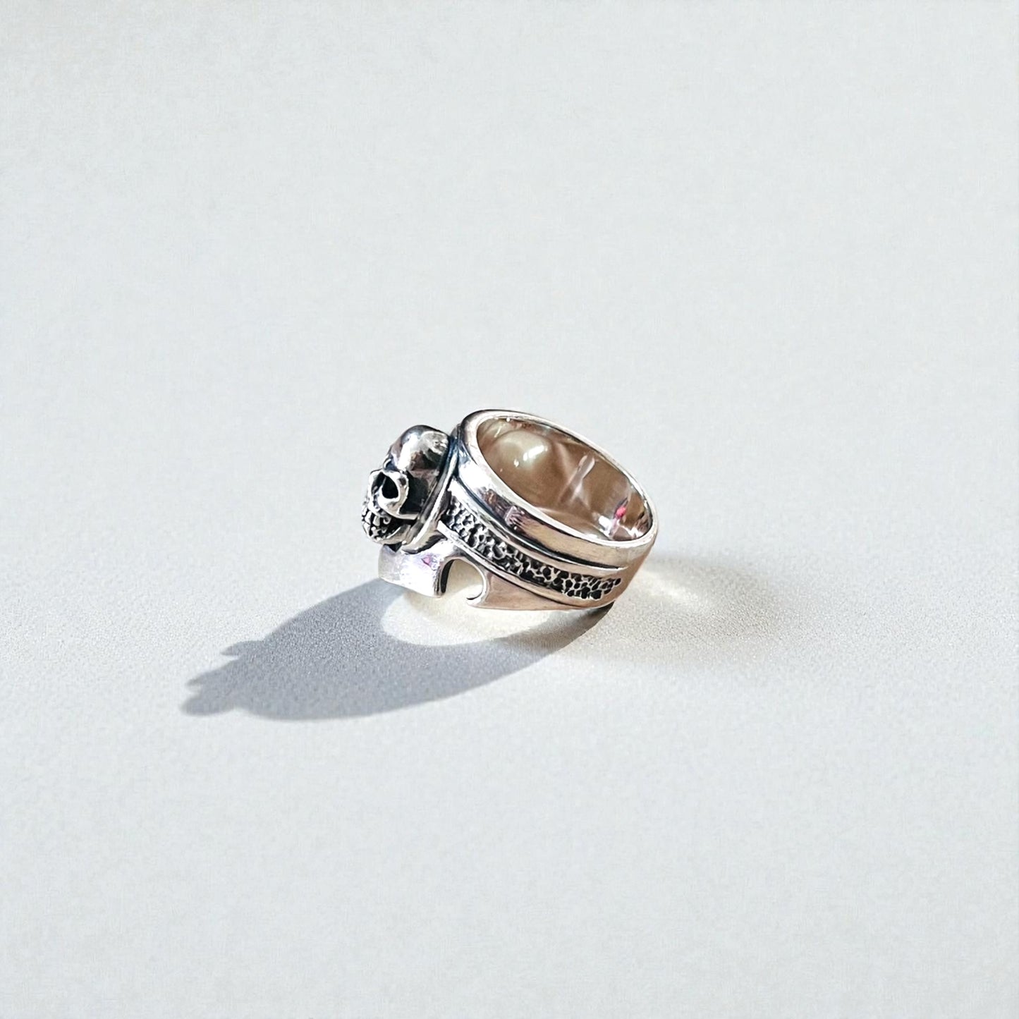 Vintage Silver Skull Ring スカル リング 指輪 18号 シルバー SILVER 925 パンク ロック
