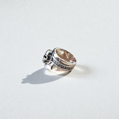 Vintage Silver Skull Ring スカル リング 指輪 18号 シルバー SILVER 925 パンク ロック
