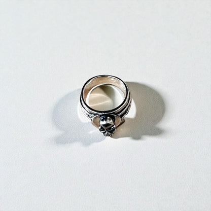 Vintage Silver Skull Ring スカル リング 指輪 18号 シルバー SILVER 925 パンク ロック