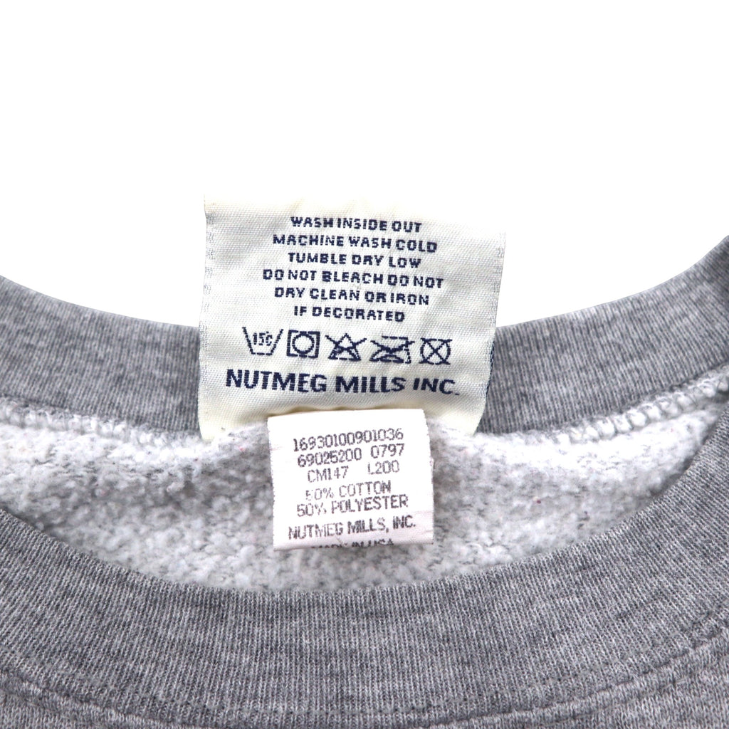 LEE SPORT 90s USA Made NFL Print Sweatshirt XL Grey Cotton DALLAS COWBOYS