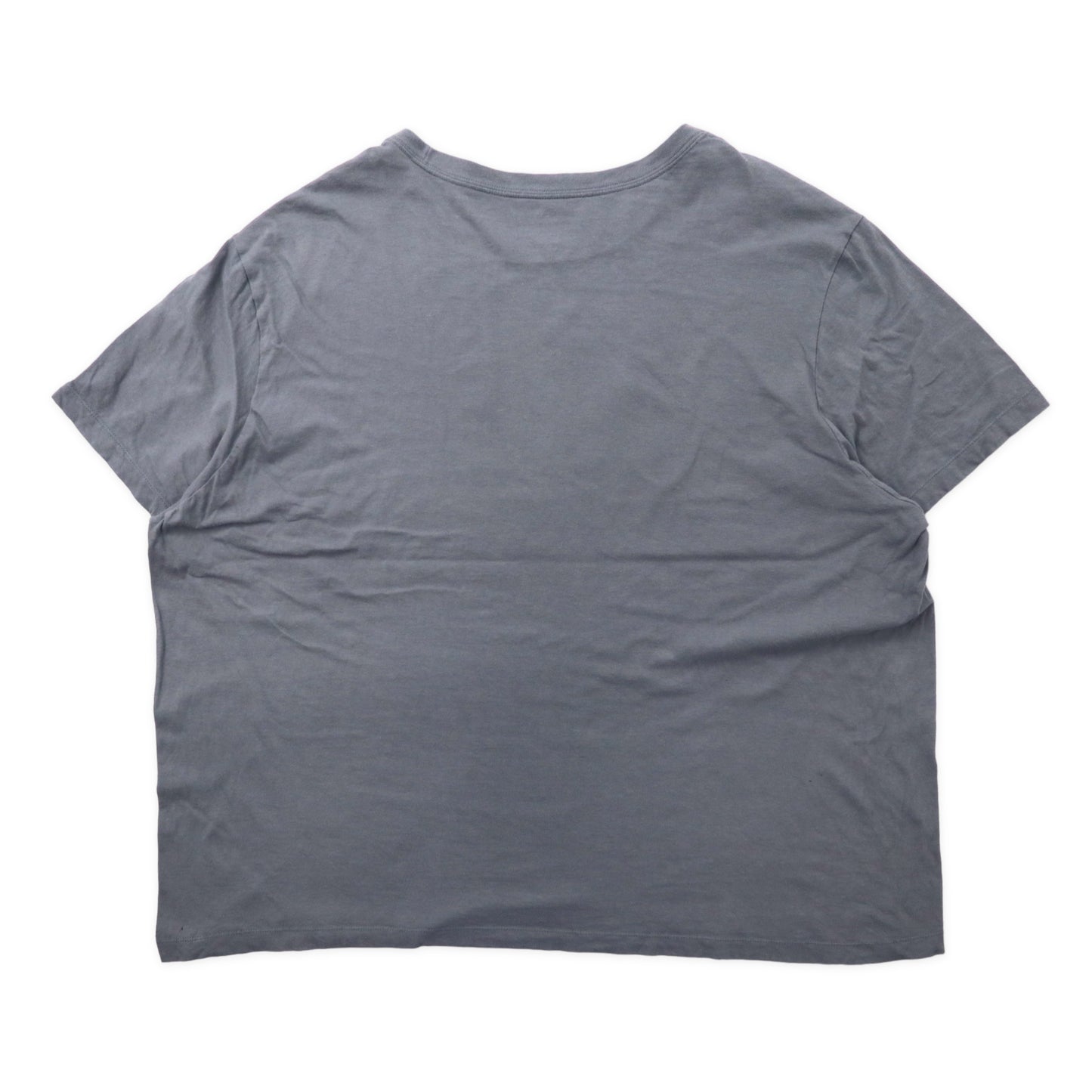 NIKE AIR スウォッシュロゴ プリントTシャツ 3XL グレー コットン ビッグサイズ