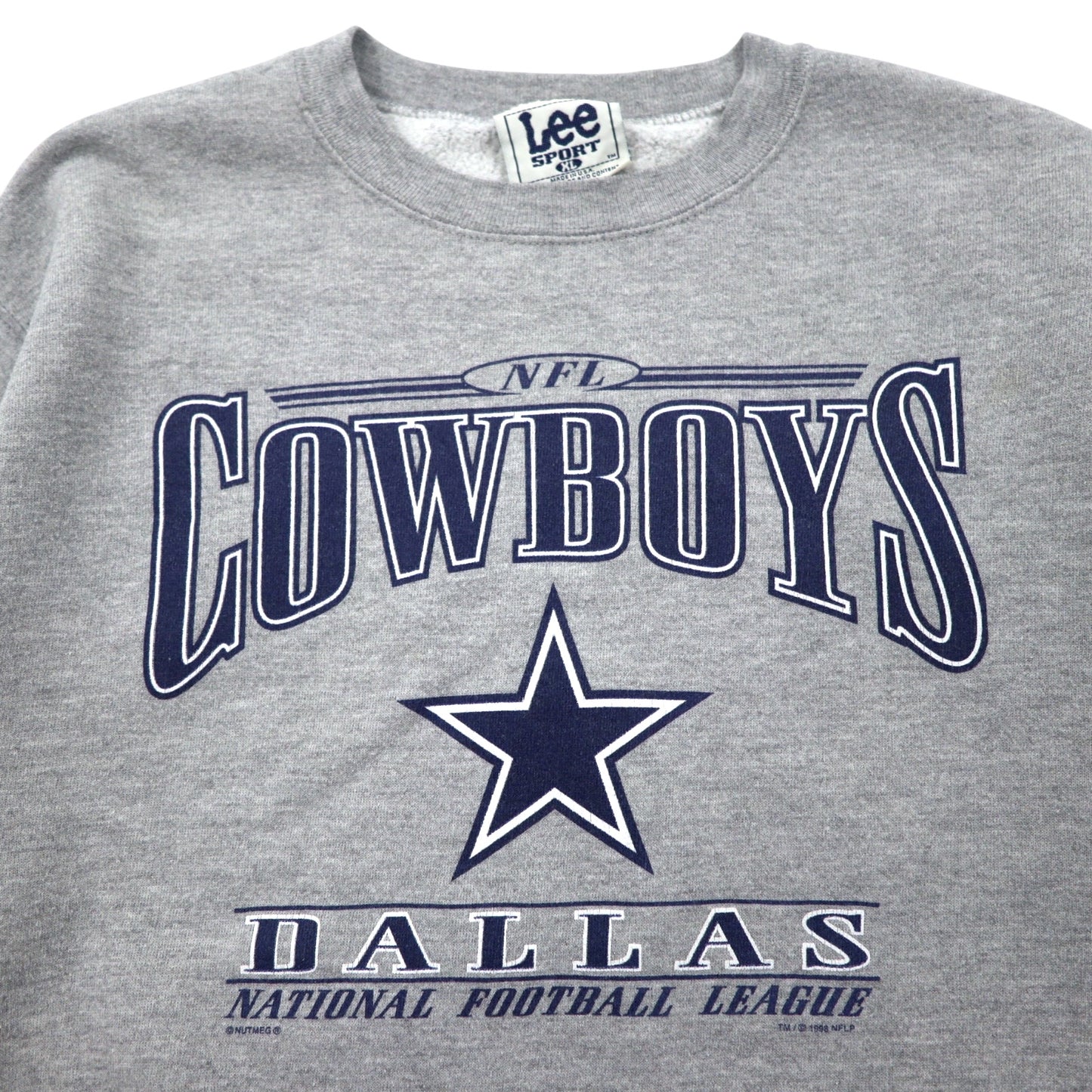 LEE SPORT 90年代 USA製 NFL プリント スウェット XL グレー コットン DALLAS COWBOYS