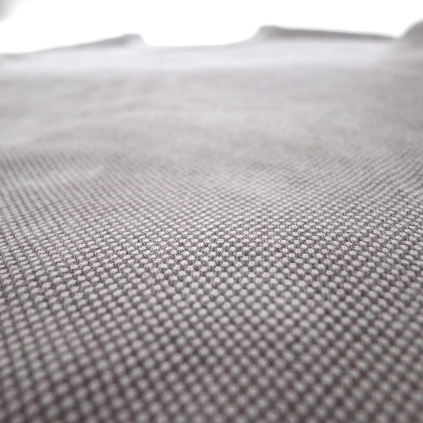 crepuscule Moss Stitch Pullover Knit Sweater, Pique, Medium, Gray, MOSS STITCH P/O, Big Size, 1803-001, Made in Japan