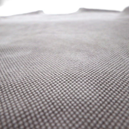 crepuscule Moss Stitch Pullover Knit Sweater, Pique, Medium, Gray, MOSS STITCH P/O, Big Size, 1803-001, Made in Japan