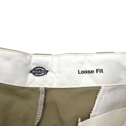 Dickies ルーズフィット Loose Fit チノ カーゴ ショートパンツ ハーフパンツ XL ベージュ WR888DS ニカラグア製