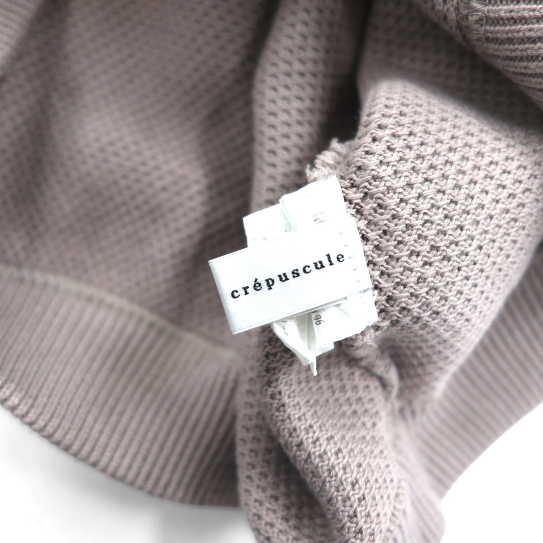 crepuscule モスステッチ プルオーバー ニット セーター 鹿の子 M グレー MOSS STITCH P/O ビッグサイズ 1803-001 日本製