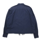UNUSED ドローコード シャツ XL ネイビー コットン 日本製