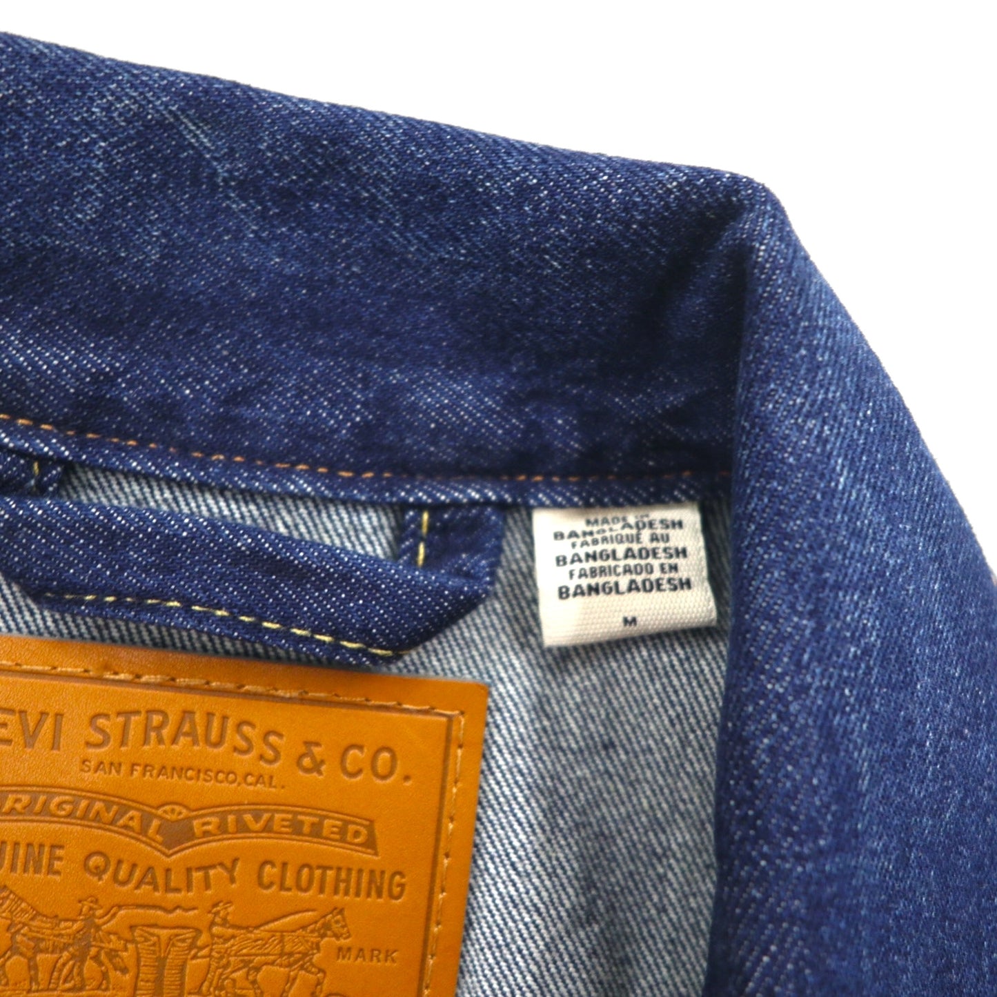 Levi's PREMIUM ビッグE 大戦モデル 1stタイプ デニムジャケット Gジャン M インディゴ TYPE 1 TRUCKER JACKET A3147 シンチバック ダブルプリーツ リラックスフィット