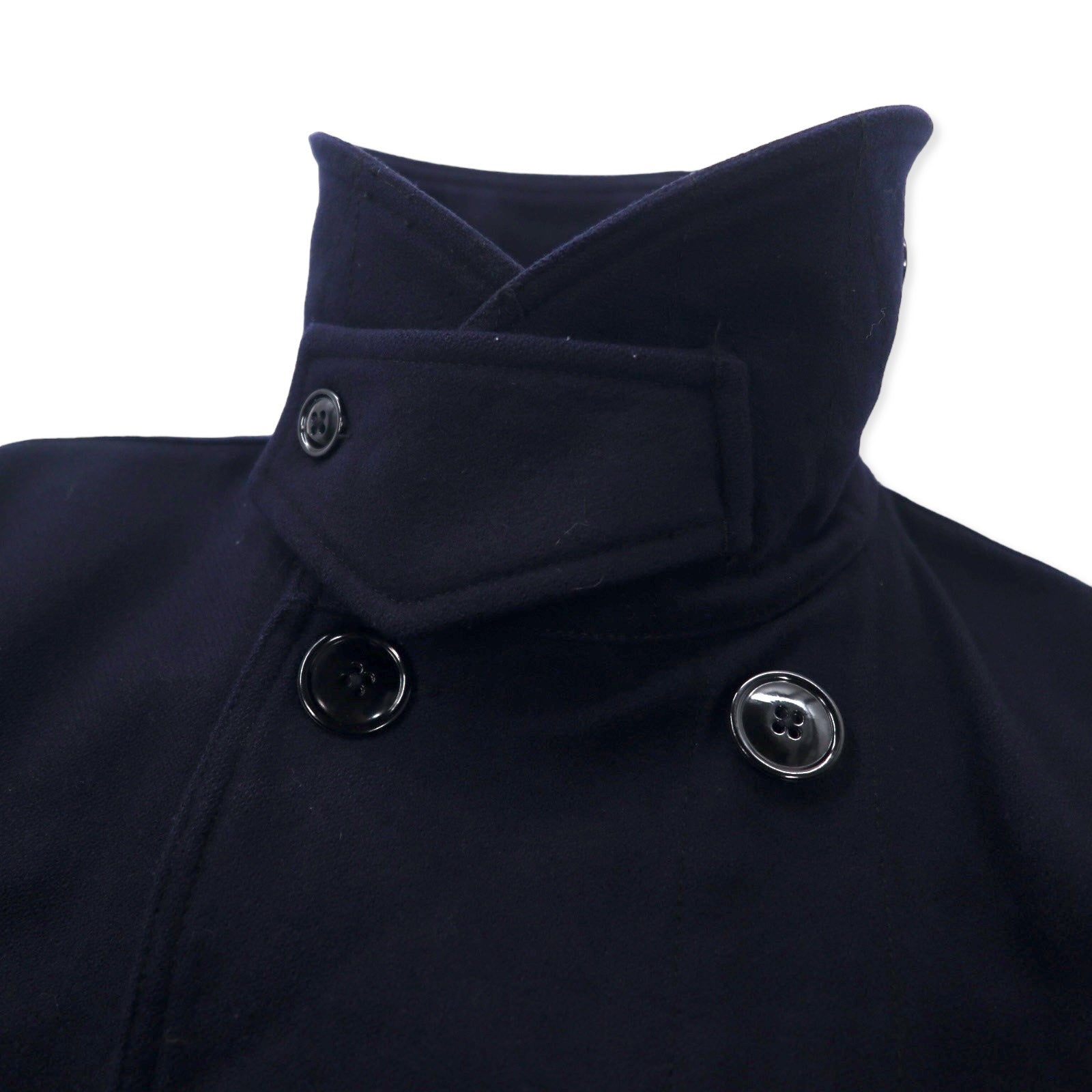 Engineered Garments USA Made Oversized Melton Peacoat XS Navy Wool