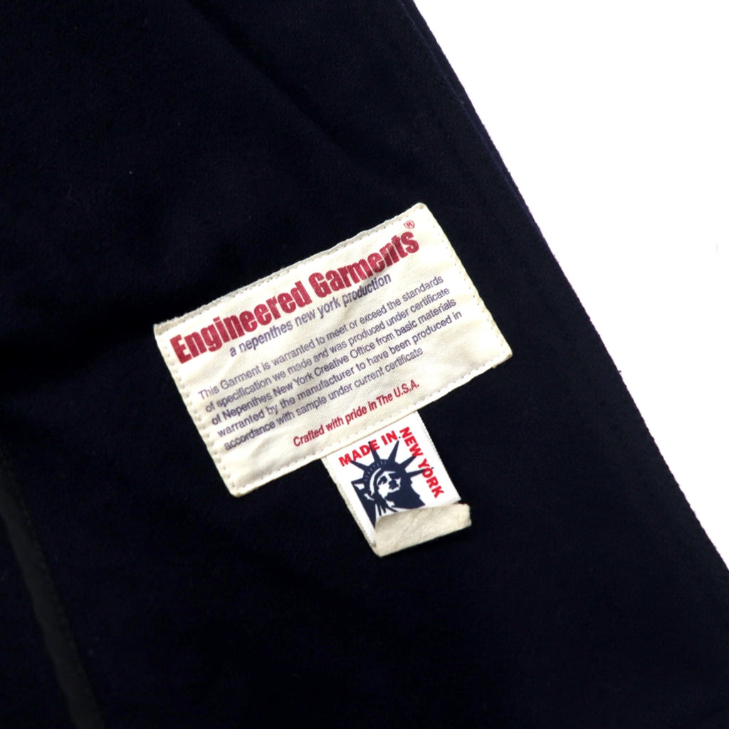 Engineered Garments USA Made Oversized Melton Peacoat XS Navy Wool