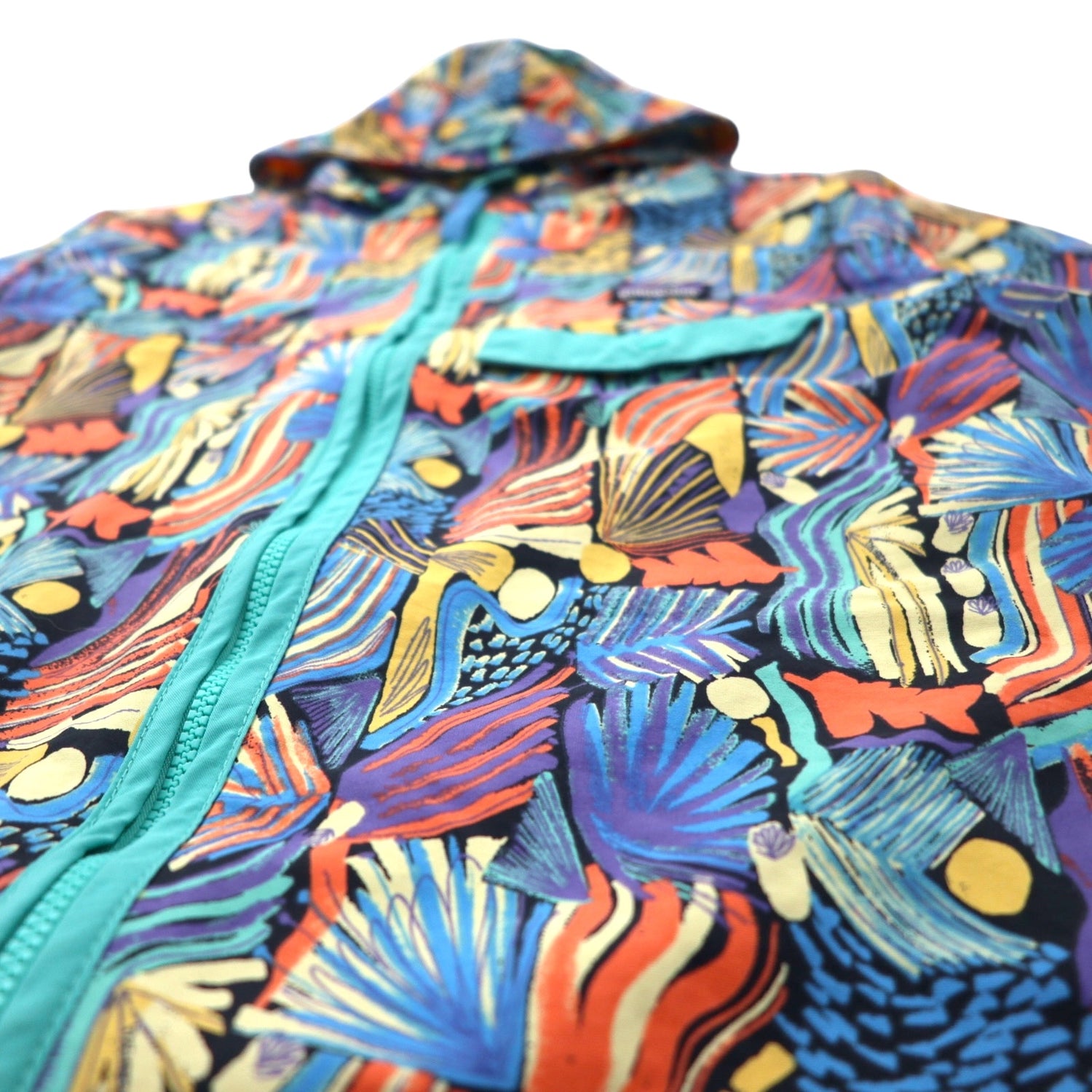 PATAGONIA Baggies Jacket Shell HOODIE XXL Multi Color Patterned Polyester  Water repellent 64233 – 日本然リトテ