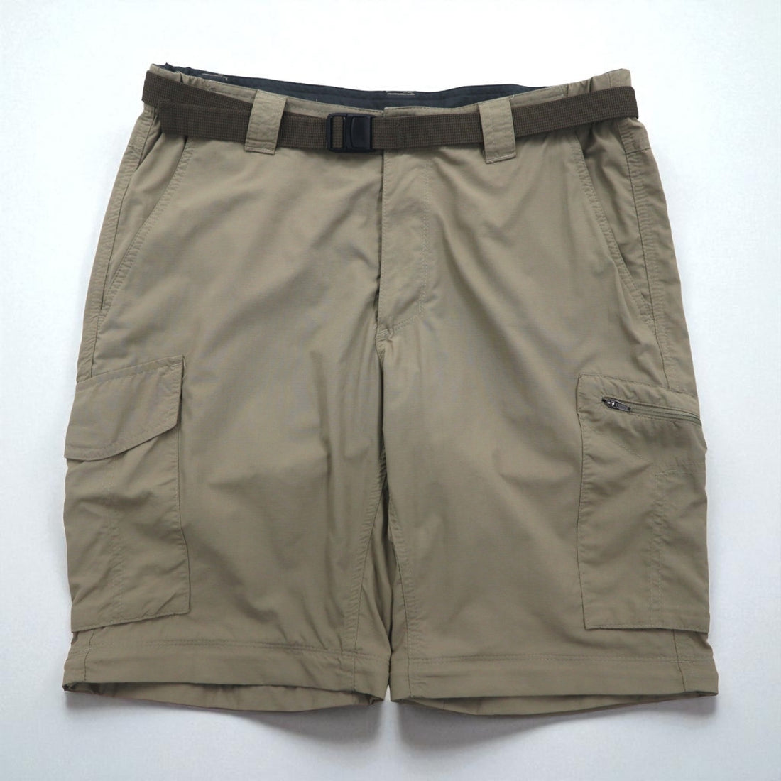 Columbia 2-Way Convertible Cargo Pants, Size L, Omni-Shade Waterproof Ripstop Silver Ridge Convertible Pants