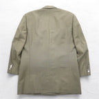GIVENCHY 80年代 オールド ダブル テーラードジャケット ブレザー M ベージュ ウール メタルボタン 日本製