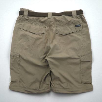 Columbia 2-Way Convertible Cargo Pants, Size L, Omni-Shade Waterproof Ripstop Silver Ridge Convertible Pants