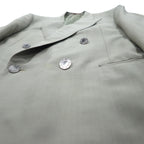 GIVENCHY 80年代 オールド ダブル テーラードジャケット ブレザー M ベージュ ウール メタルボタン 日本製