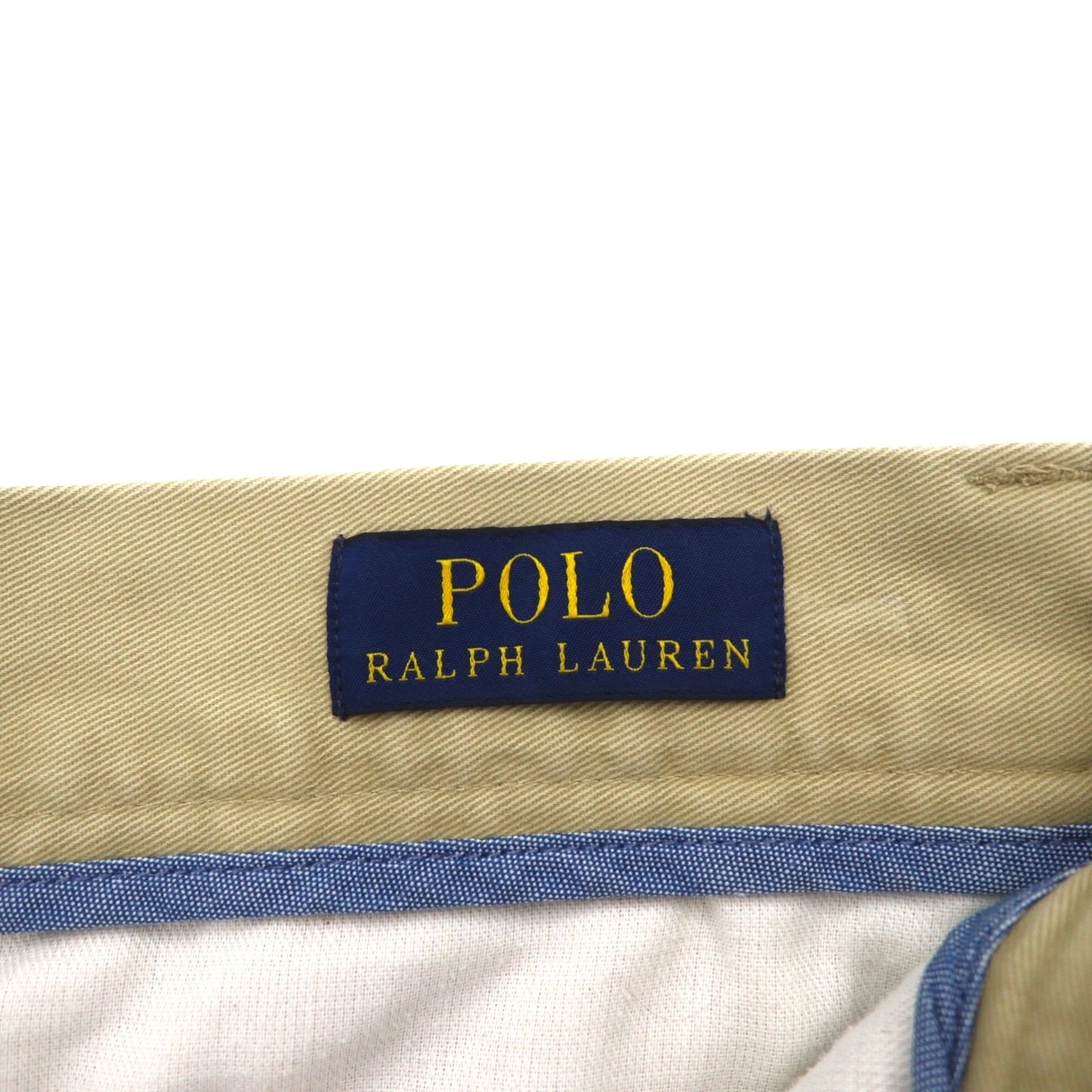 POLO RALPH LAUREN ポロチノ クラシックフィット ショートパンツ L ベージュ コットン