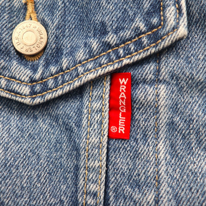 Wrangler 90年代 日本製 デニムジャケット Gジャン L インディゴ M4900-00 短丈