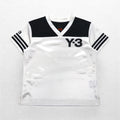 Y-3 ( YOHJI YAMAMOTO × adidas ) ゲームシャツ S ブラック ホワイト サテン ポリエステル ユニフォーム