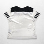 Y-3 ( YOHJI YAMAMOTO × adidas ) ゲームシャツ S ブラック ホワイト サテン ポリエステル ユニフォーム