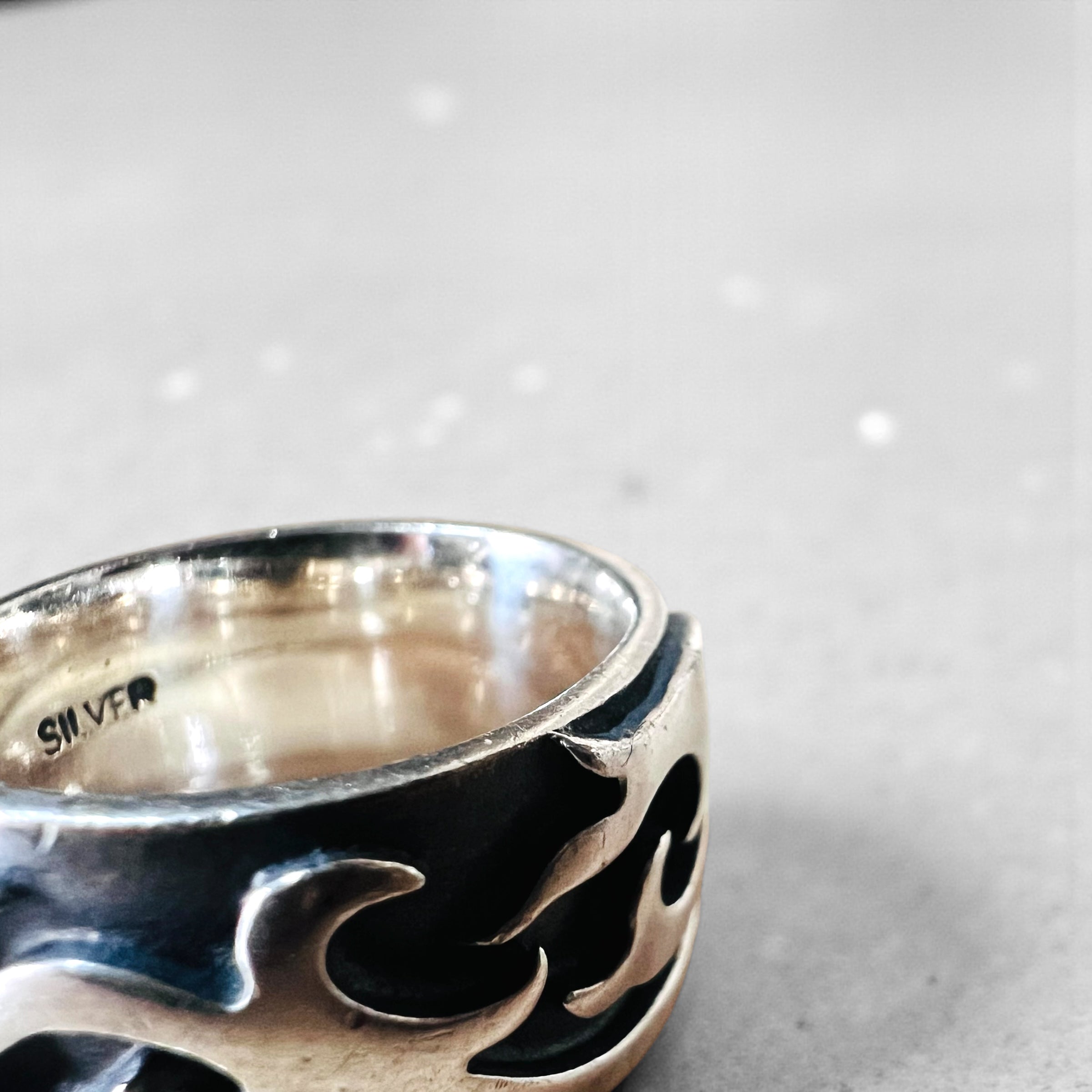 Vintage Silver Ring 唐草 リング 15号 指輪 シルバー SILVER 925