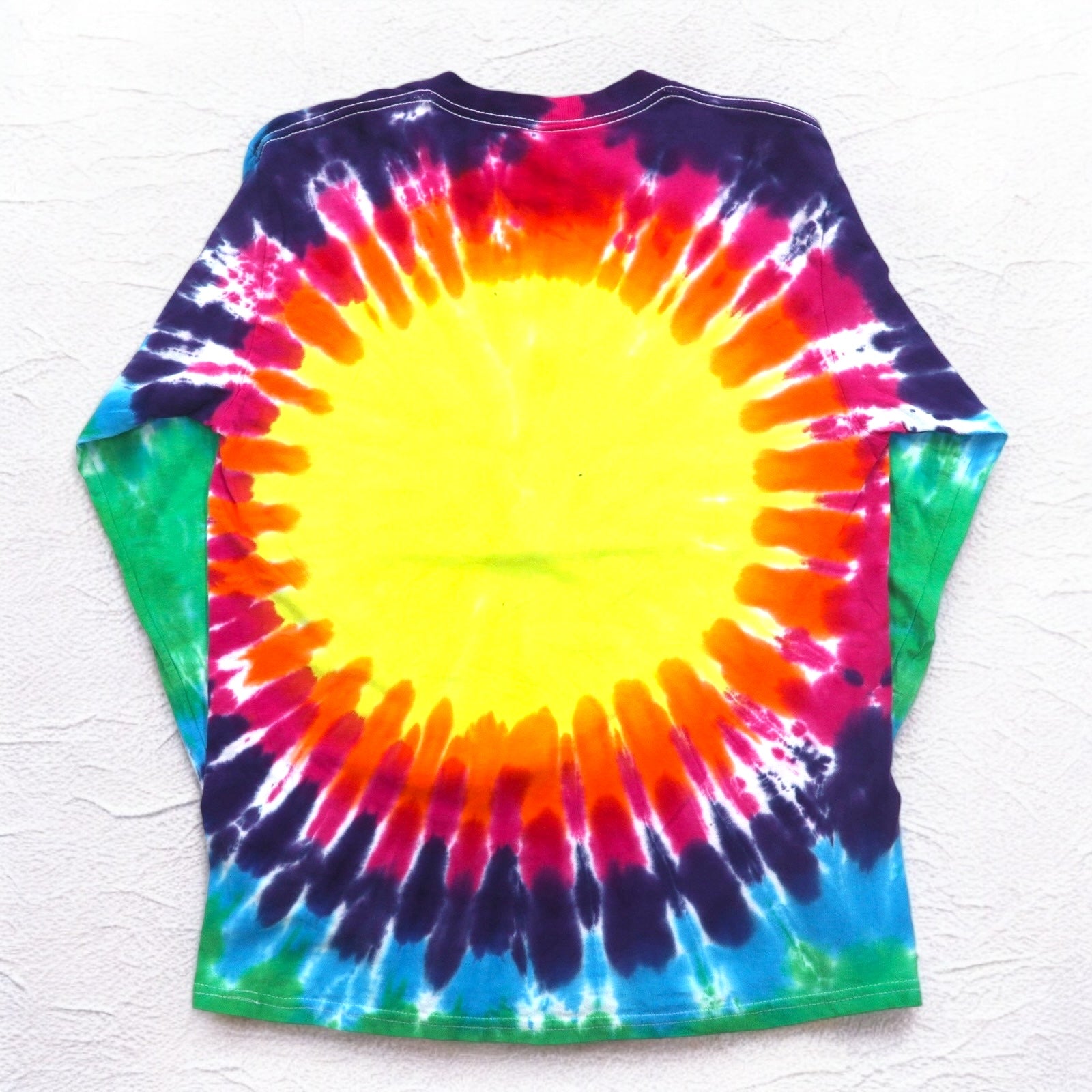 GRATEFUL DEAD Dancing Bear Tie-dye Long Sleeve T-Shirt Long TM Multicolor DELTA Body Grateful Dead