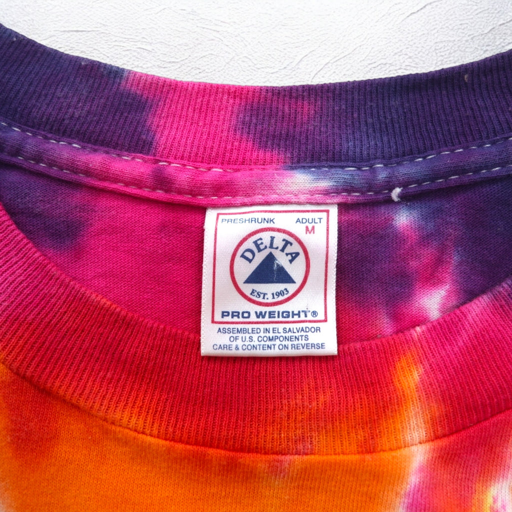 GRATEFUL DEAD Dancing Bear Tie-dye Long Sleeve T-Shirt Long TM Multicolor DELTA Body Grateful Dead