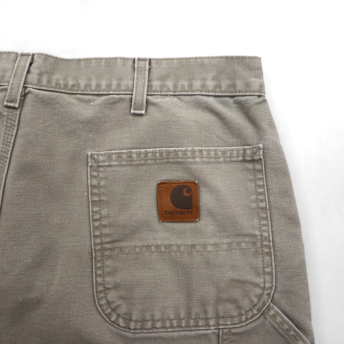 Carhartt Washed Duck Painter Pants, XL, Beige Cotton, B11DES