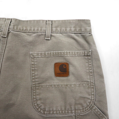 carhartt ウォッシュド ダック ペインターパンツ XL ベージュ コットン B11DES