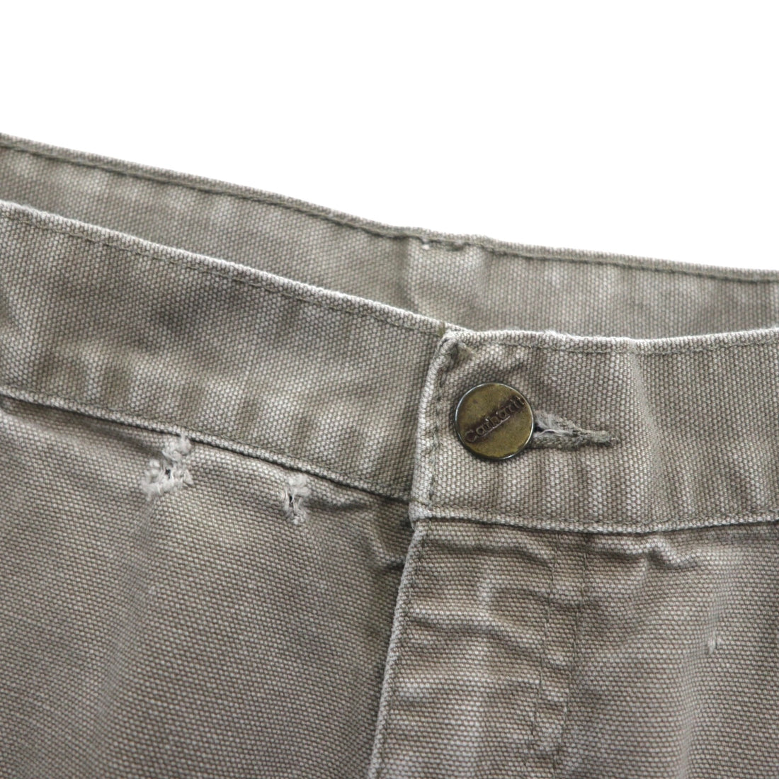 Carhartt Washed Duck Painter Pants, XL, Beige Cotton, B11DES