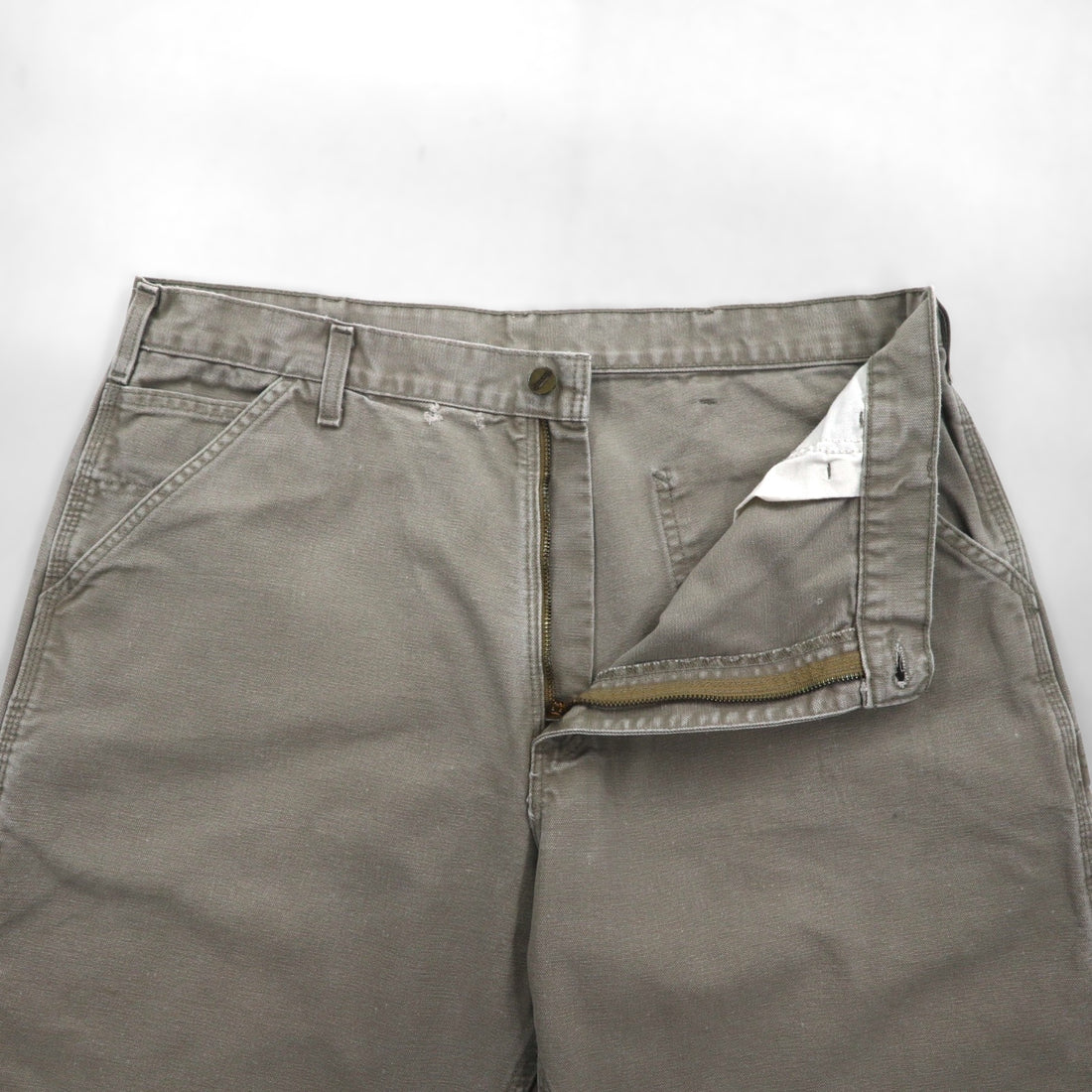 Carhartt Washed Duck Painter Pants, XL, Beige Cotton, B11DES