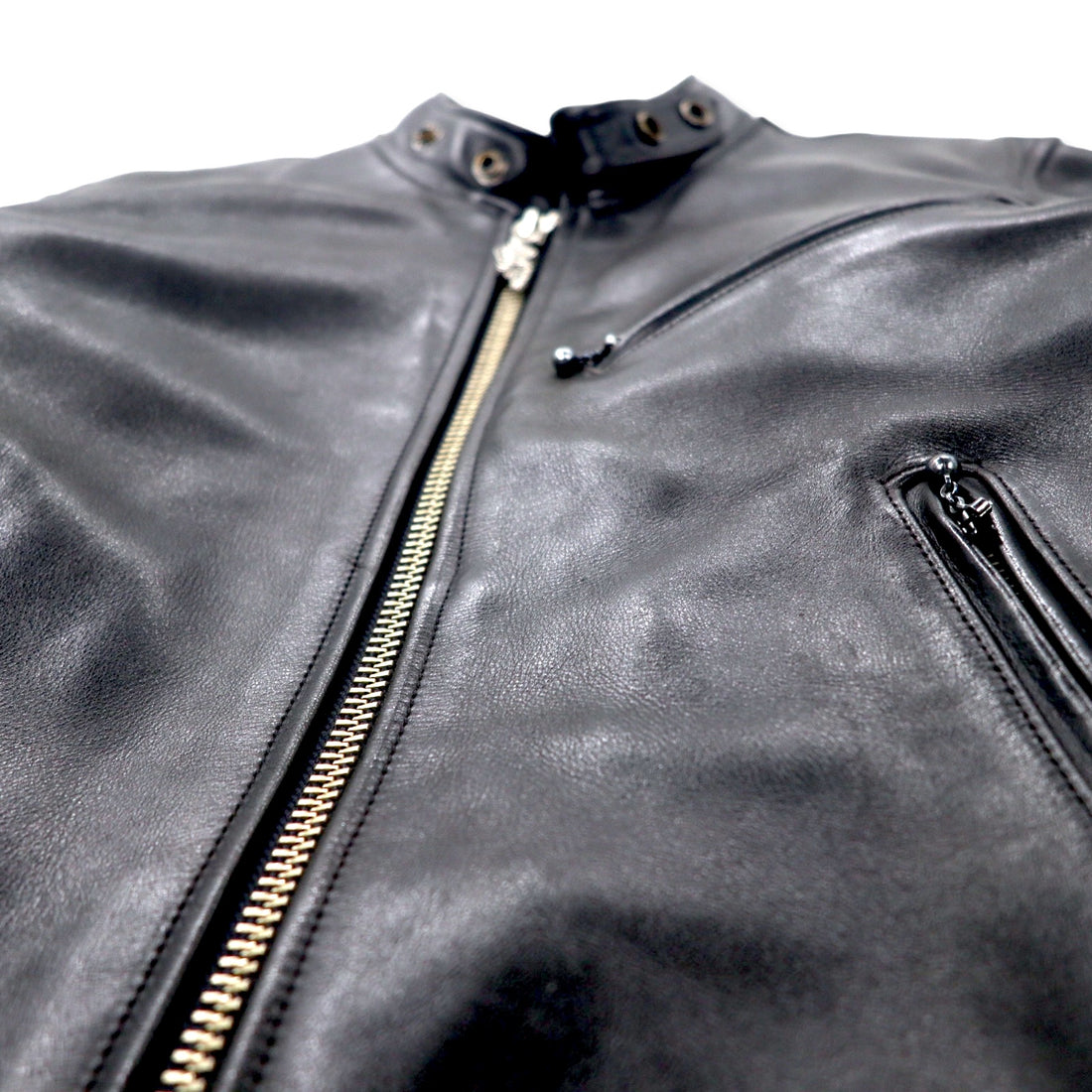 HARLEY DAVIDSON Single Riders Leather Jacket M Black Cowhide Quilted Liner 40192