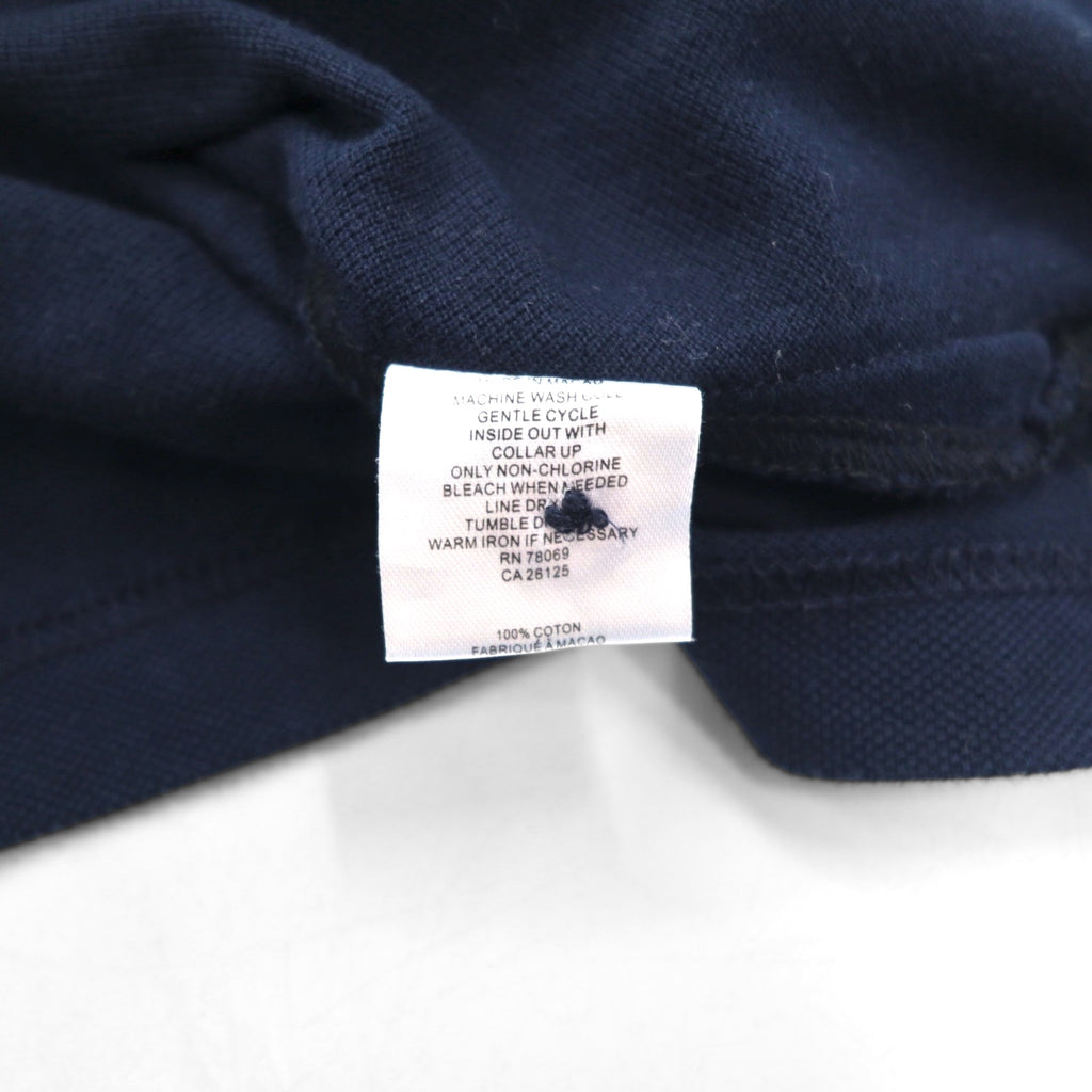 NIKE Dri-Fit Polo Shirt, Medium, Navy, Cotton, Pique, TIGER WOODS, Swoosh