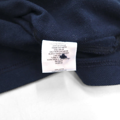 NIKE Dri-Fit Polo Shirt, Medium, Navy, Cotton, Pique, TIGER WOODS, Swoosh