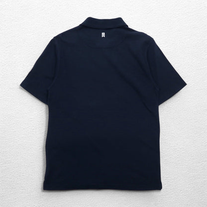 NIKE Dri-Fit Polo Shirt, Medium, Navy, Cotton, Pique, TIGER WOODS, Swoosh